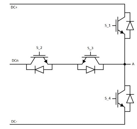 Single phase vienna rectifier circuit fällt