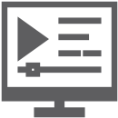 Video tutorial icon.